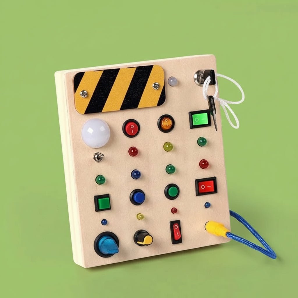 LumaBoard Tabla de Madera Luminosa para el Desarrollo Táctil y Habilidades Motoras en Niños Pequeños