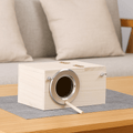 Woodland Nest Natural Wood Bird House For Budgerigars And Small Birds Safe Rest