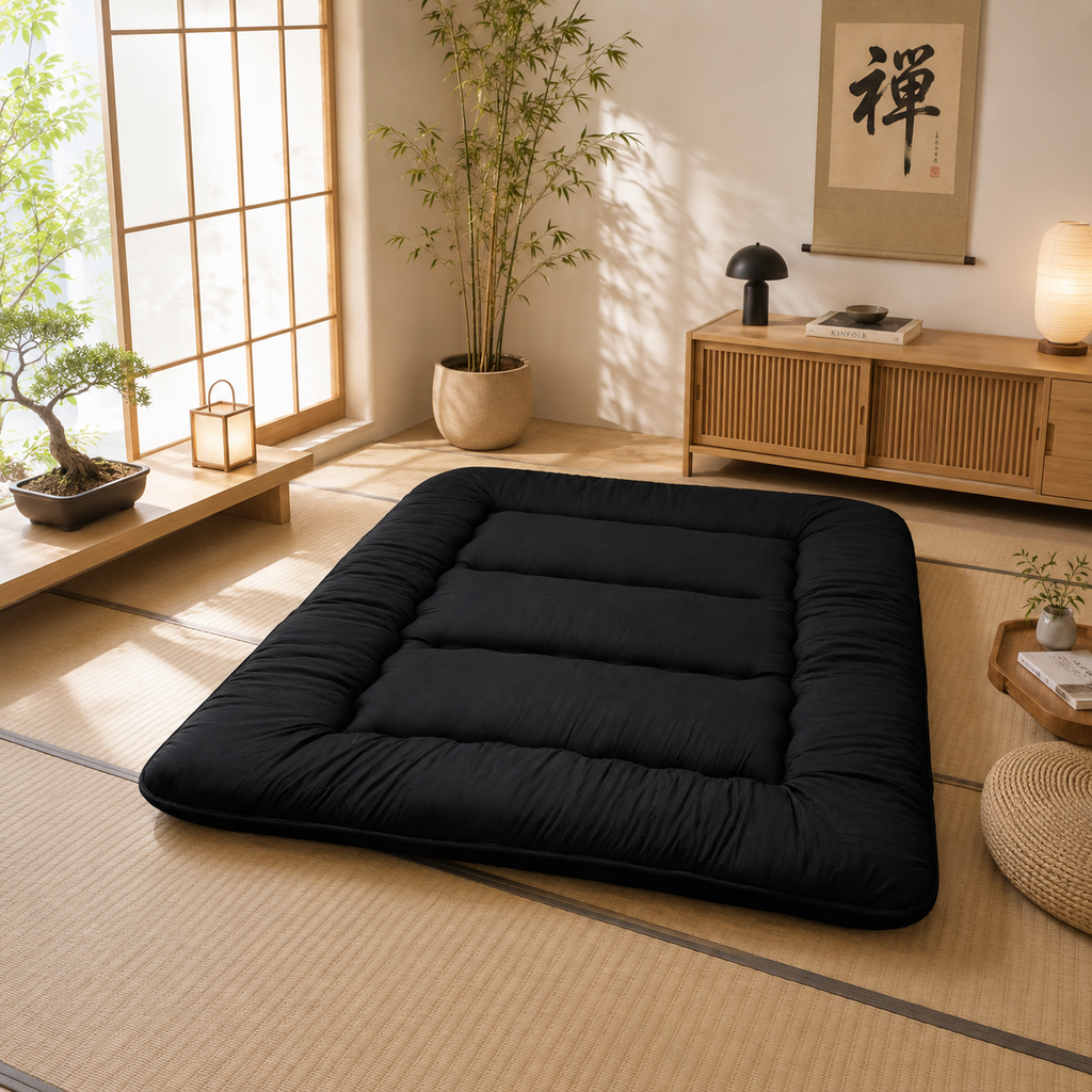 Foldable Tatami Floor Mattress, 4-Inch Futon Bed For Adults And Kids