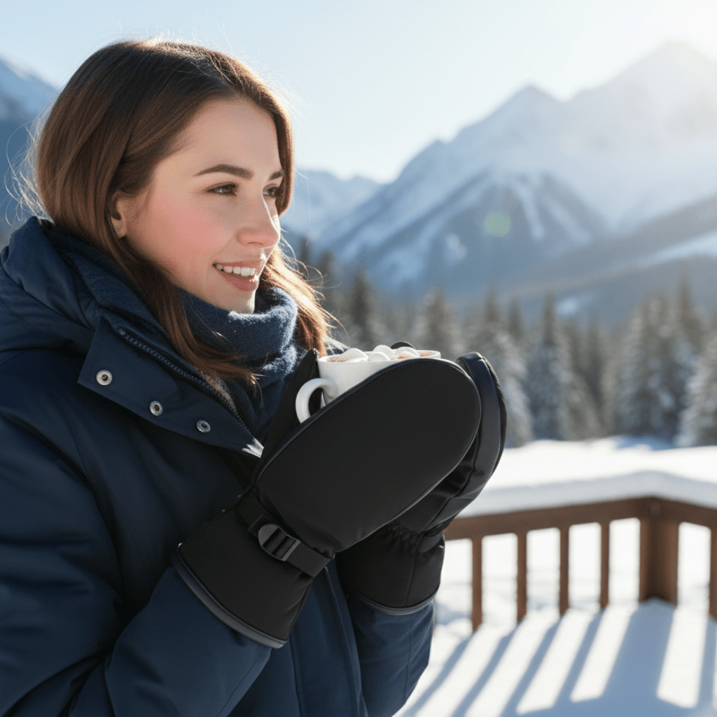 FrostForge elektriske oppvarmede hansker for ekstreme kuldeeventyrere med 10000mAh batteri