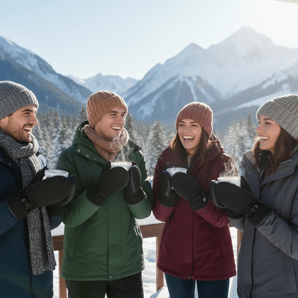 FrostForge elektriske oppvarmede hansker for ekstreme kuldeeventyrere med 10000mAh batteri