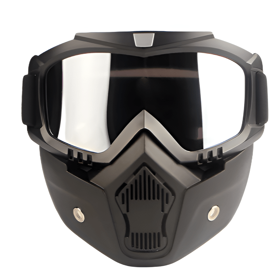 FrostGuard Pro celotvářová lyžařská maska s nerozbitným TPU rámem a křišťálově čistým sklem
