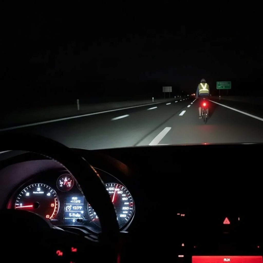 וסט LED מתכוונן NovaGlow לריצה בלילה עם שלושה מצבי תאורה לבטיחות
