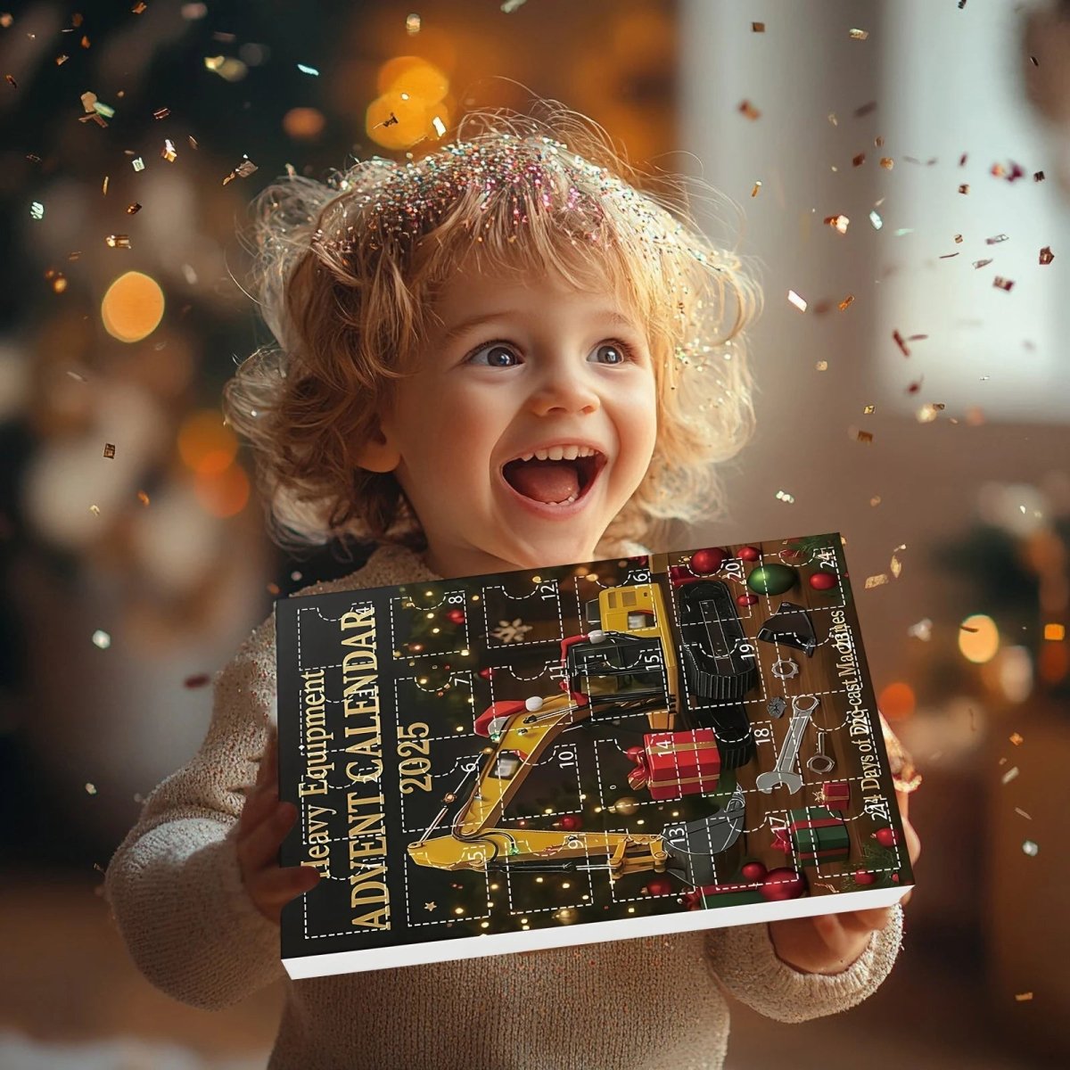 BrightPath 2D Advent Calendar For Kids With 24 Days Of Vehicle Fun And Surprises