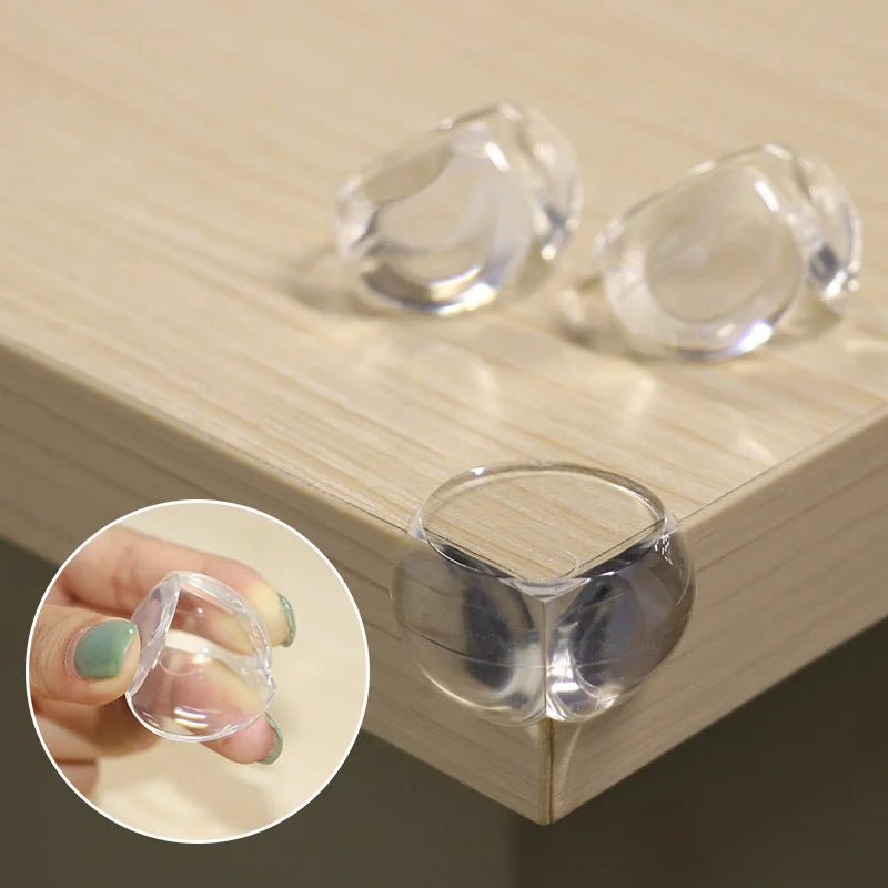Protectores de Canto Transparentes em Silicone Macio SafeSoft para Brincadeira Segura