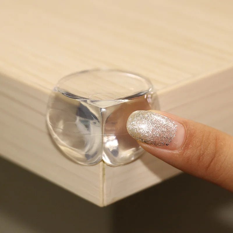 Protectores de Canto Transparentes em Silicone Macio SafeSoft para Brincadeira Segura