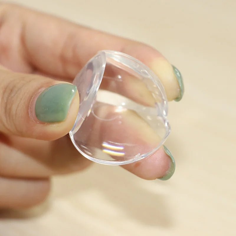 Protectores de Canto Transparentes em Silicone Macio SafeSoft para Brincadeira Segura