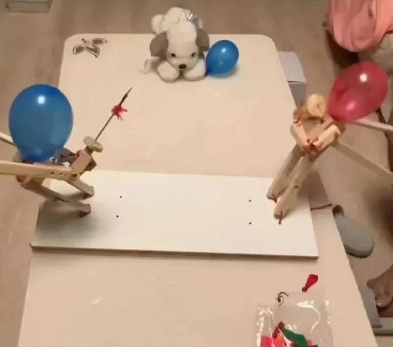 Nebula kampfestsett med kanoner og ballonger for barn
