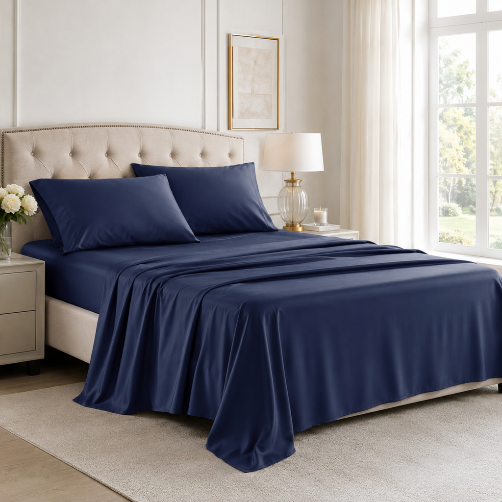 Bamboo Bliss Soft Bedding Set With Cooling Breathable Sheets