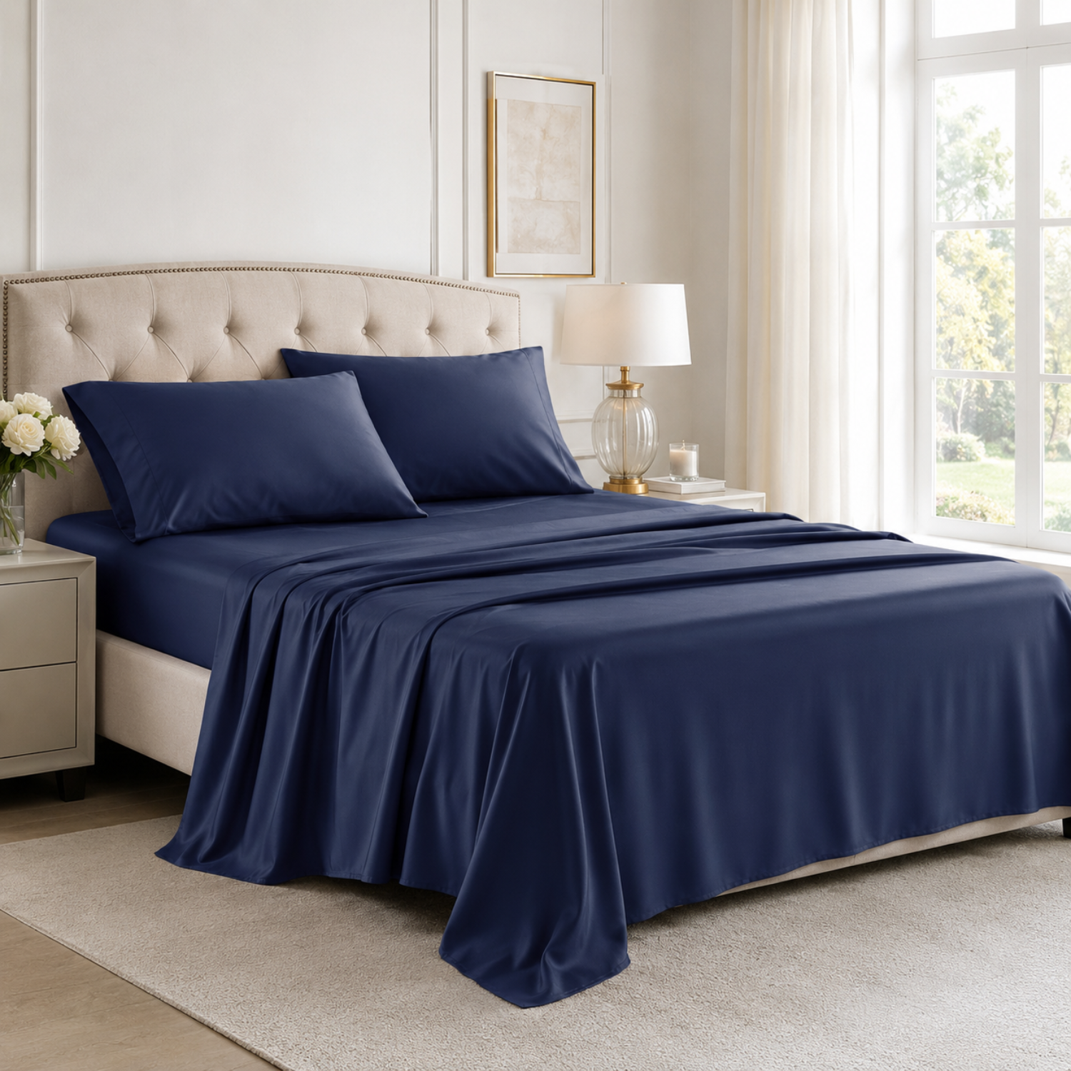 Bamboo Bliss Soft Bedding Set With Cooling Breathable Sheets