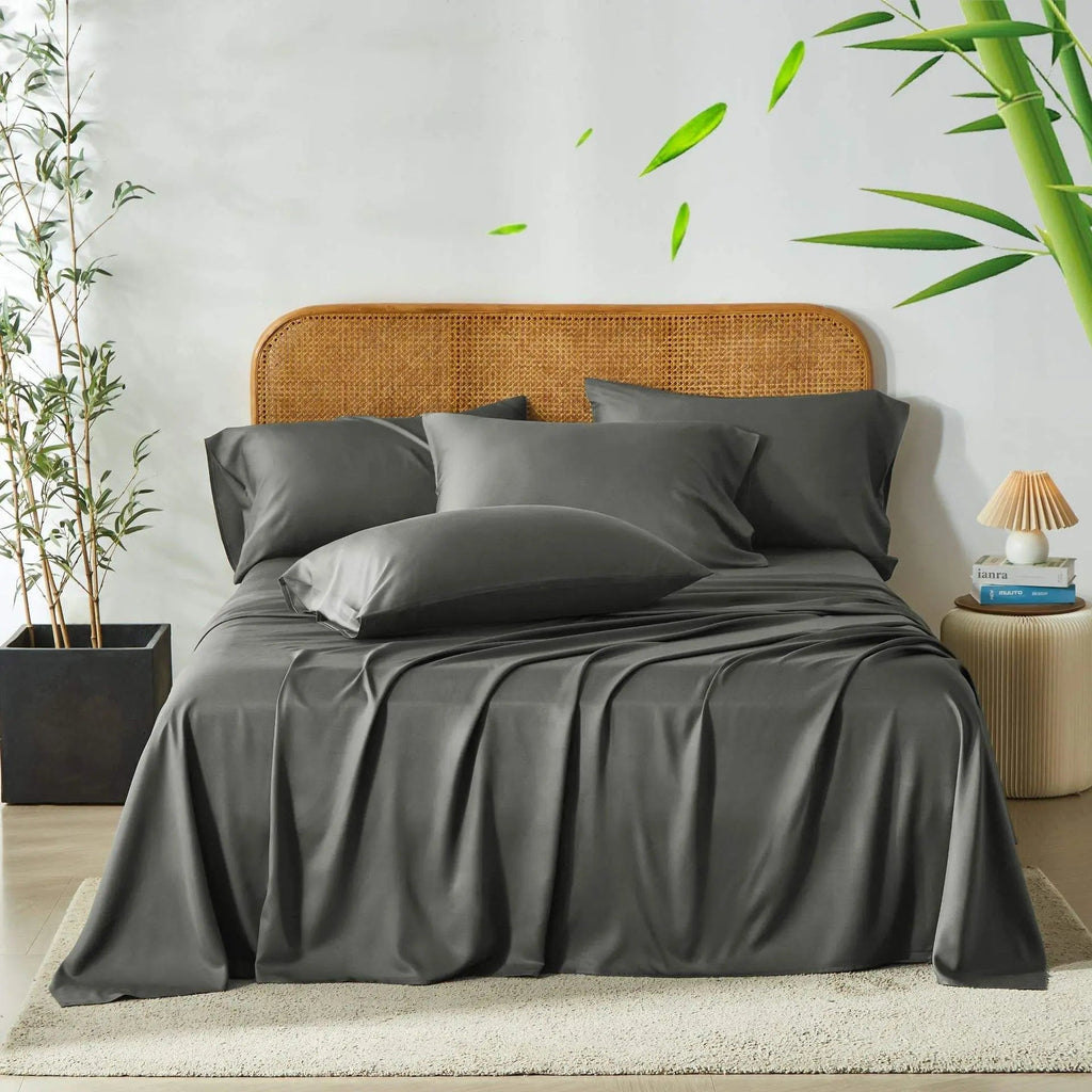 Bamboo Bliss | Organic Bamboo Sheet Set with Silky Soft Cooling Design | Breathable Bedding for Ultimate Comfort 7