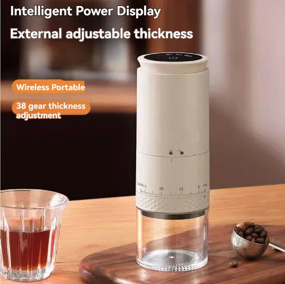 NovaGrind Electric Coffee Grinder With 38 Settings And USB C Charging
