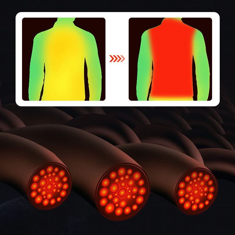 NorthGlow vyhřívaná vesta s 13 topnými zónami pro nadšence do outdooru