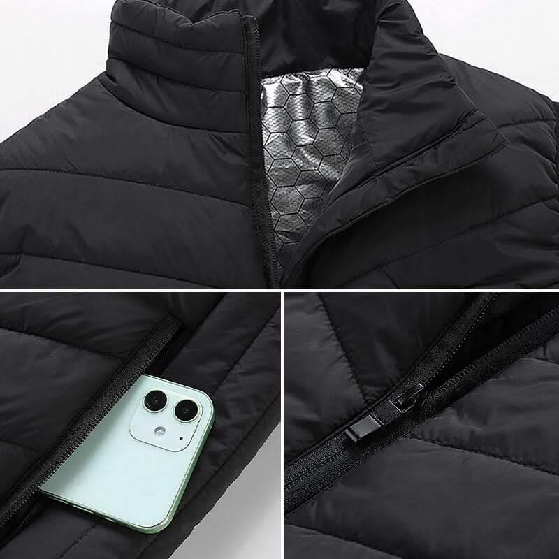 NorthGlow vyhřívaná vesta s 13 topnými zónami pro nadšence do outdooru