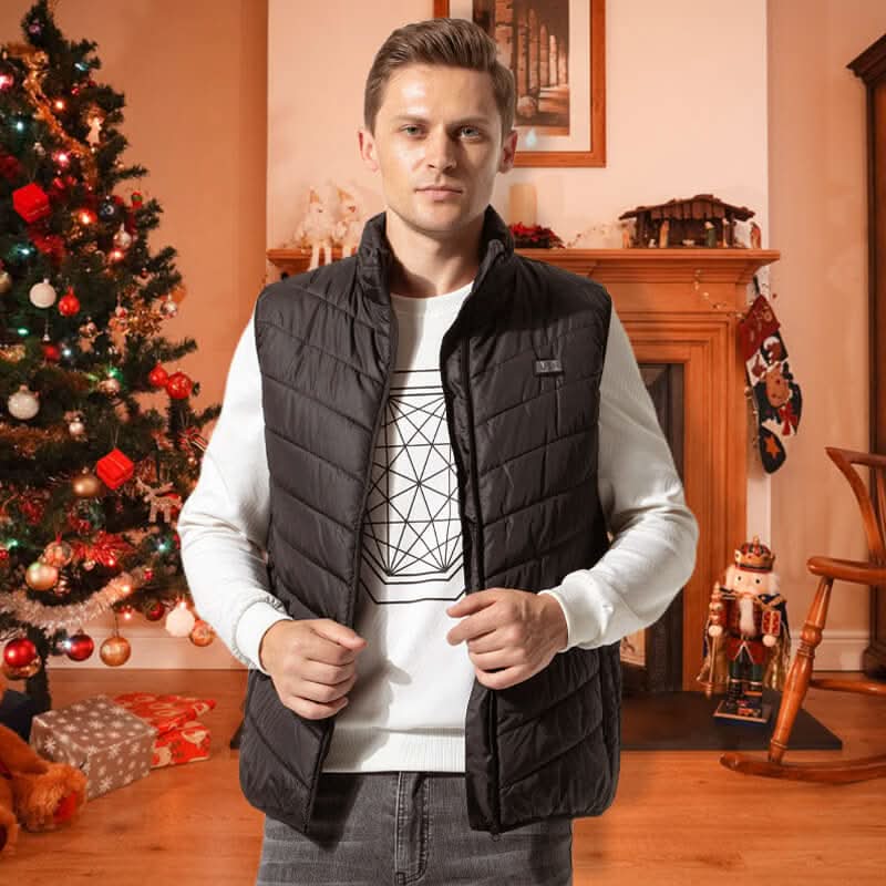 NorthGlow vyhřívaná vesta s 13 topnými zónami pro nadšence do outdooru