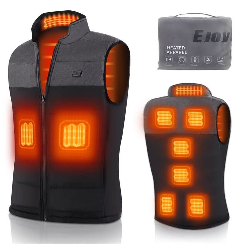 NorthGlow vyhřívaná vesta s 13 topnými zónami pro nadšence do outdooru