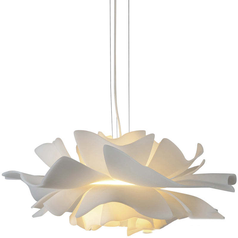 Lampa wisząca Liora Bloom z metalu i akrylu, kwiatowy wzór