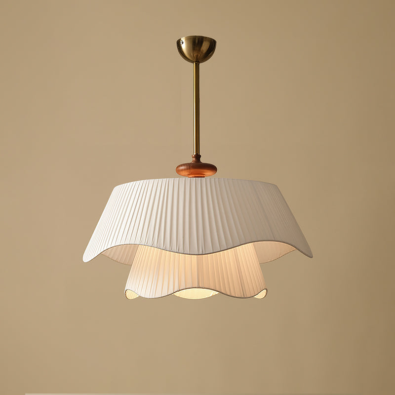 Avondale Pendel Lys Metal Glas Træ Moderne Elegant