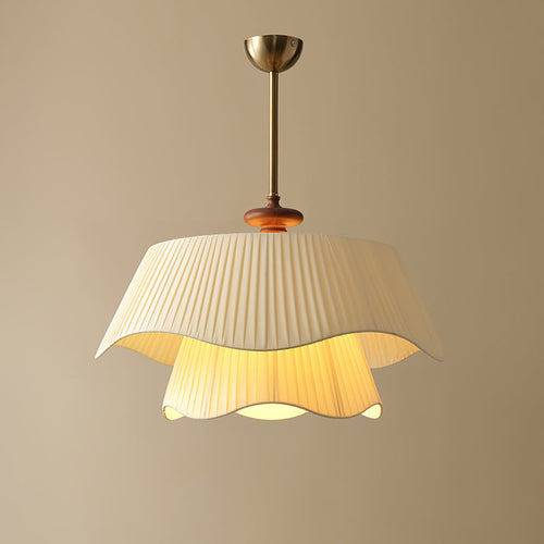 Suspension Avondale Métal Verre Bois Moderne Élégante