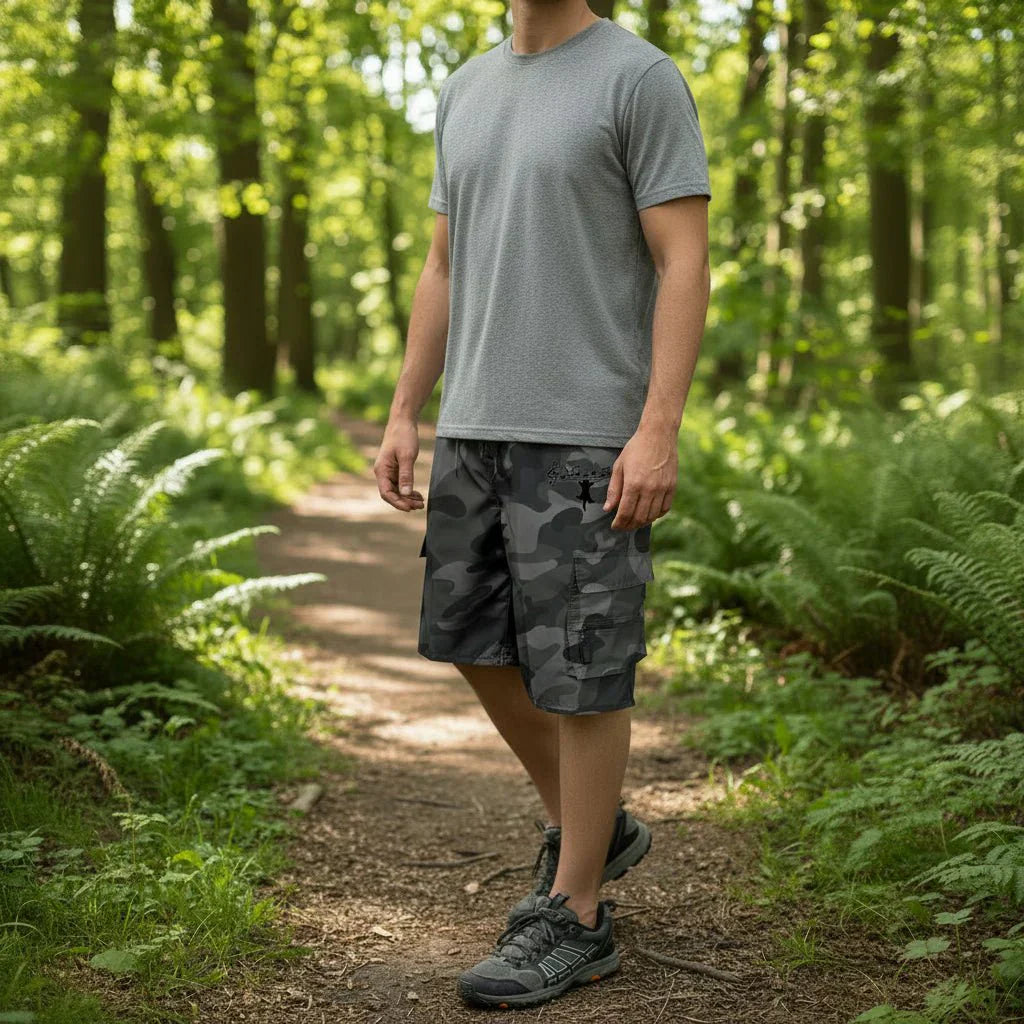 ACTIVEFLOW Men's Summer Shorts With Utility Pockets