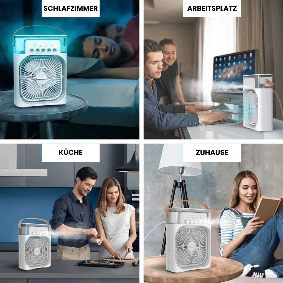 Mini BreezeMate Energy Efficient Portable Air Conditioner Quiet Cooling For Any Room
