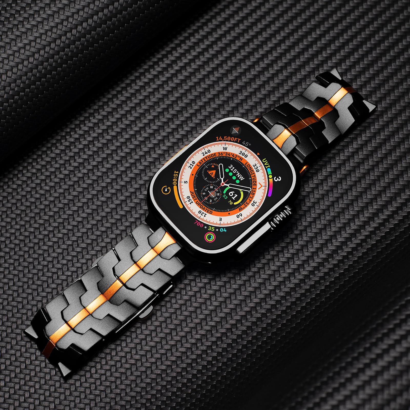 Fascia in titanio per Apple Watch