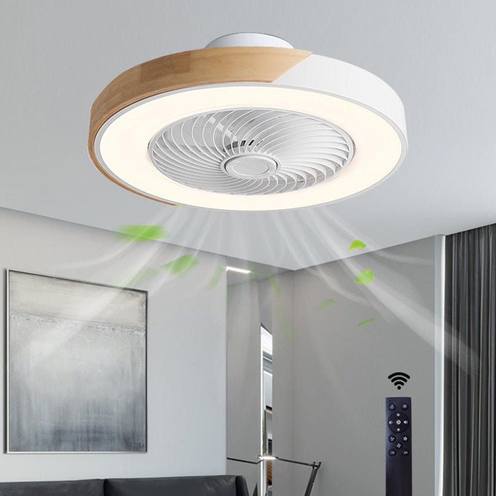 Lumera Bladeless Ceiling Fan With Integrated Lights | Orntli