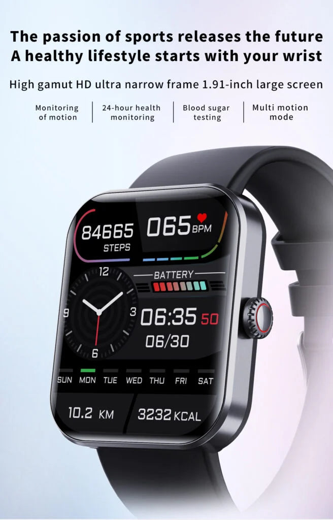 Blood Glucose Monitoring Smartwatch