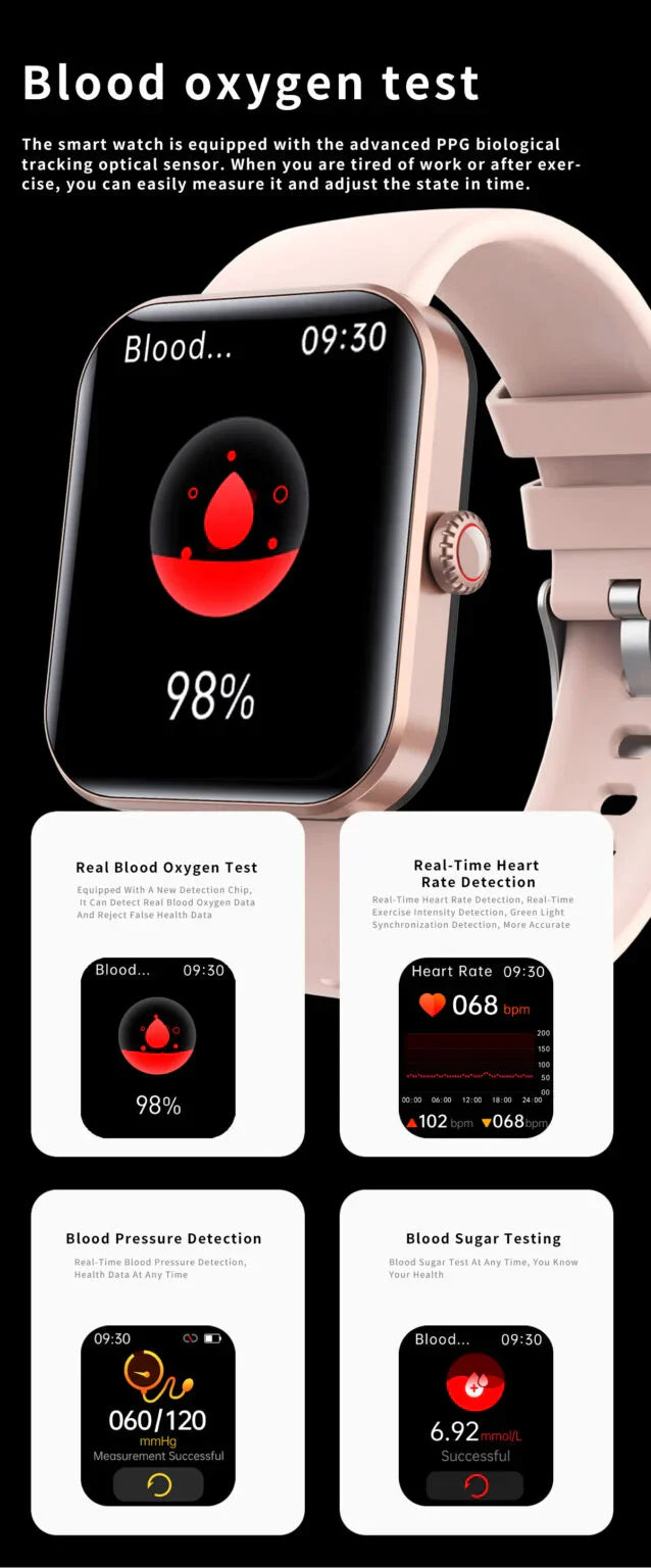Blood Glucose Monitoring Smartwatch
