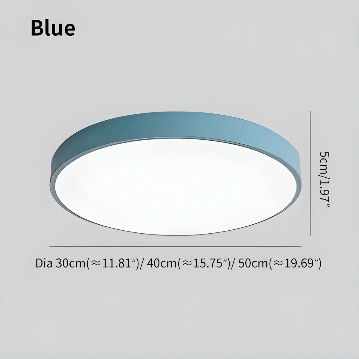 LED minimalistisk cirkulært macaron loftlys - Orntli