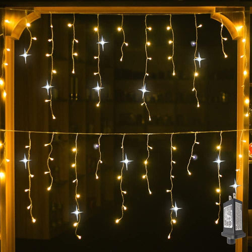 Aurora Curtain LED Lights 4m x 0.6m Outdoor Decorations
