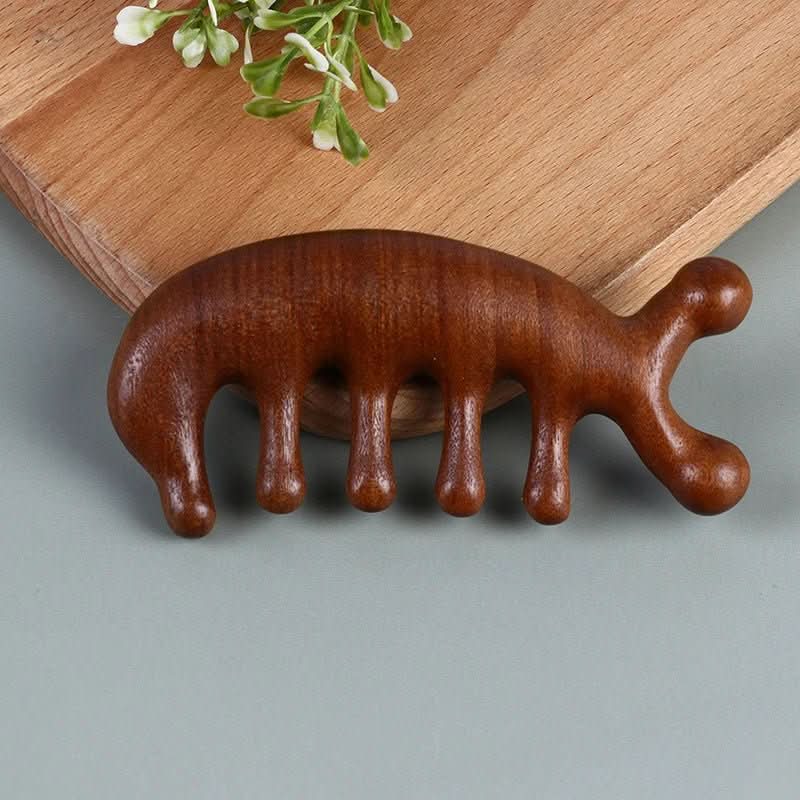 Pente de Massagem de Sândalo de Luxo Tranquilwood Antiestático Para Todos os Tipos de Cabelo