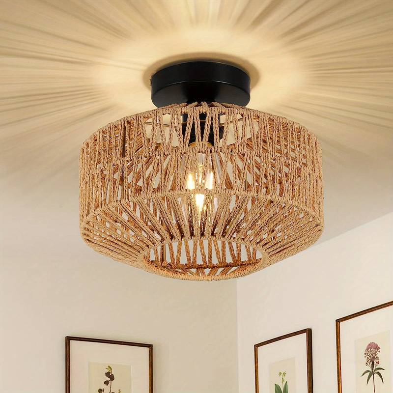 Arlena Boho Pendant Light Handcrafted Eclectic Ceiling Lamp