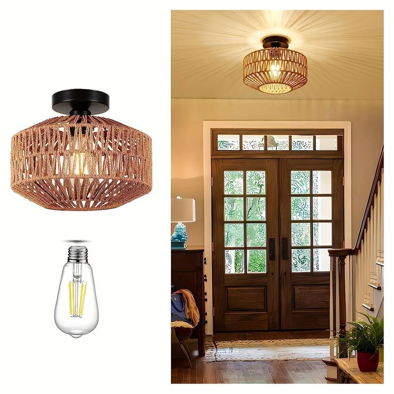 Arlena Boho Pendant Light Handcrafted Eclectic Ceiling Lamp
