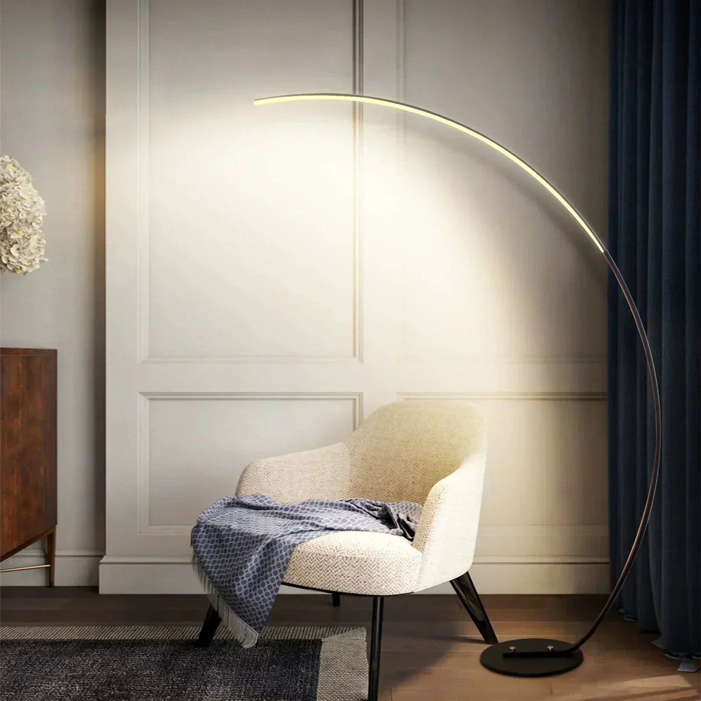 LuminArc Stylish Arched RGB Floor Lamp Adjustable For Home