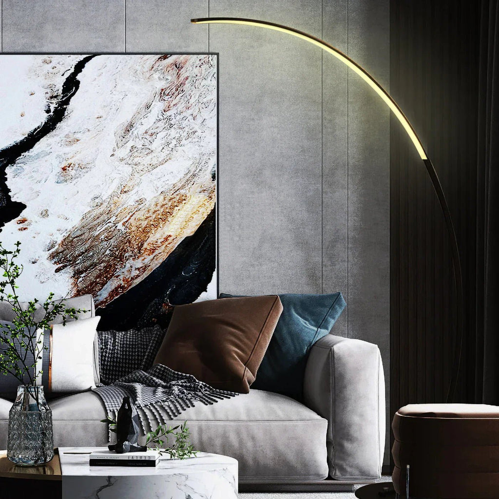 LuminArc Stylish Arched RGB Floor Lamp Adjustable For Home