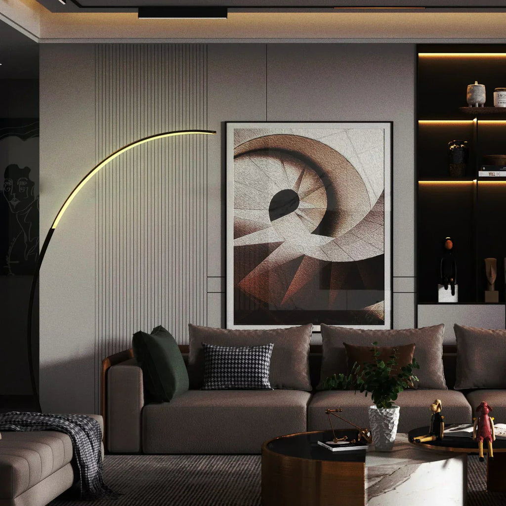 LuminArc Stylish Arched RGB Floor Lamp Adjustable For Home