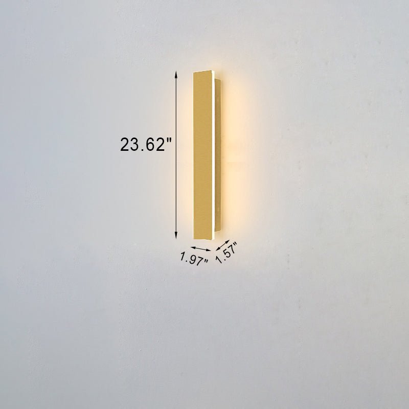 ضوء حائط LED مقاوم للماء AurionGlow ذهبي للخارجية