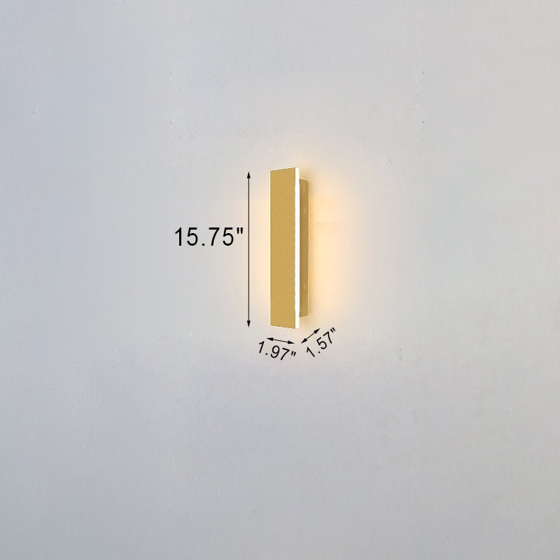 ضوء حائط LED مقاوم للماء AurionGlow ذهبي للخارجية
