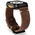 Apple Watch Vintage Leather Strap With Hand-Stitched Hardware