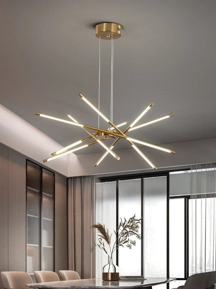 Lustre en fer angulaire Nexa Elite Éclairage