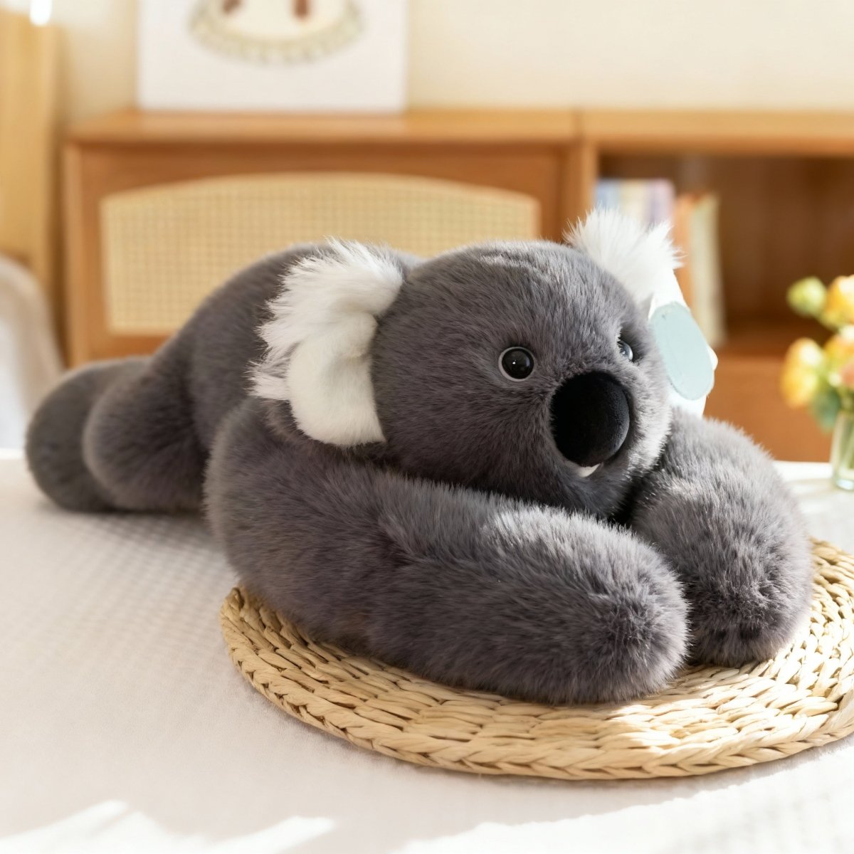 CalmHug plüss stresszoldó ölelgető társ a pihenéshez, ultra puha szőrrel