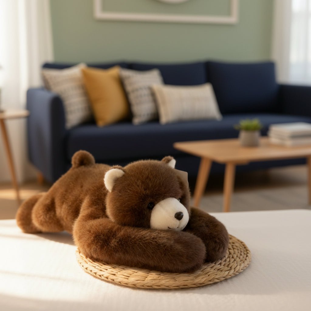 CalmHug plüss stresszoldó ölelgető társ a pihenéshez, ultra puha szőrrel