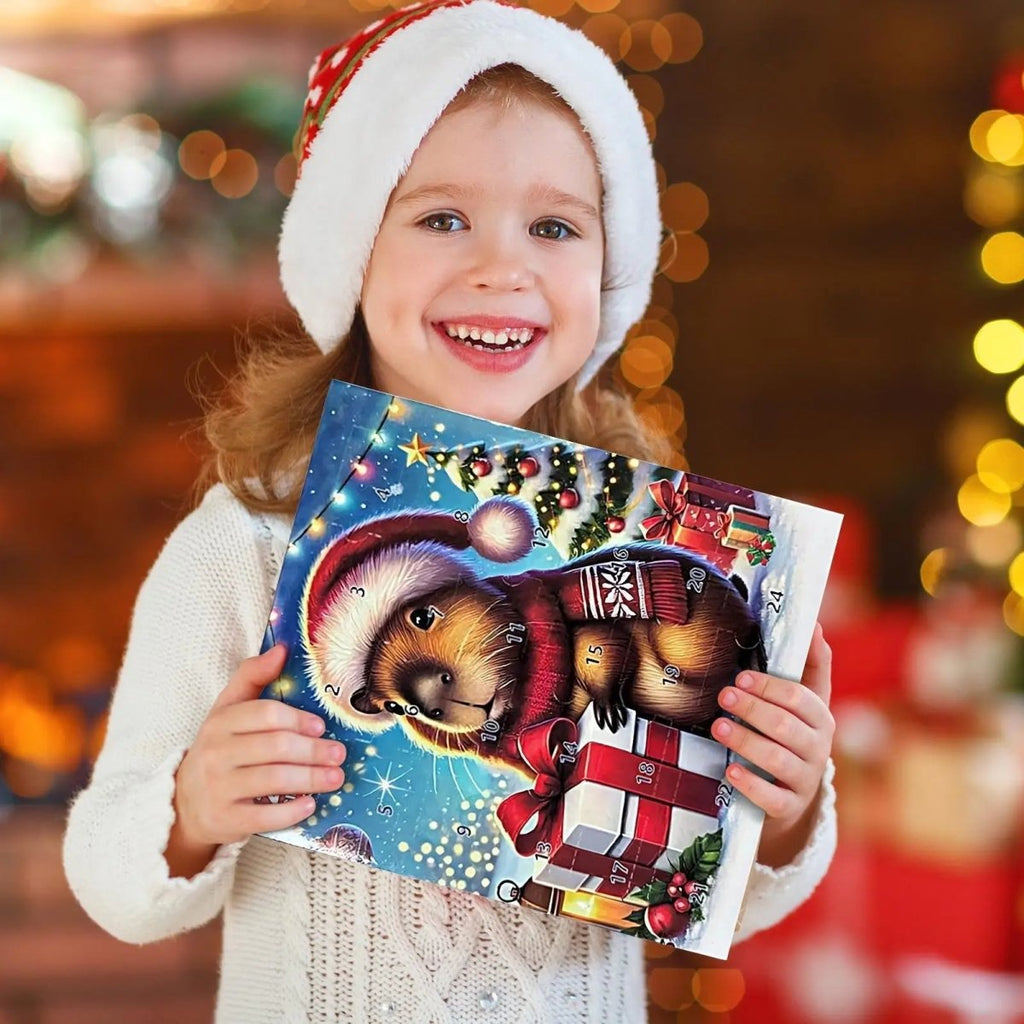 Calendrier de l'Avent CapyJoy 2025 pour enfants 24 surprises capybaras Joie quotidienne