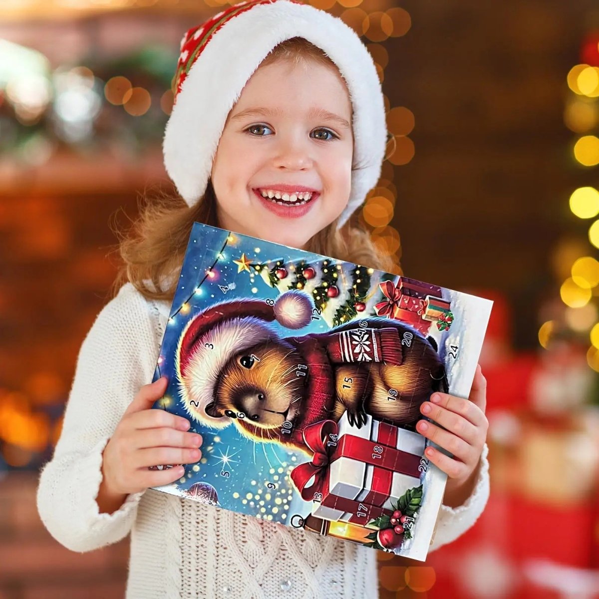 Calendrier de l'Avent CapyJoy 2025 pour enfants 24 surprises capybaras Joie quotidienne