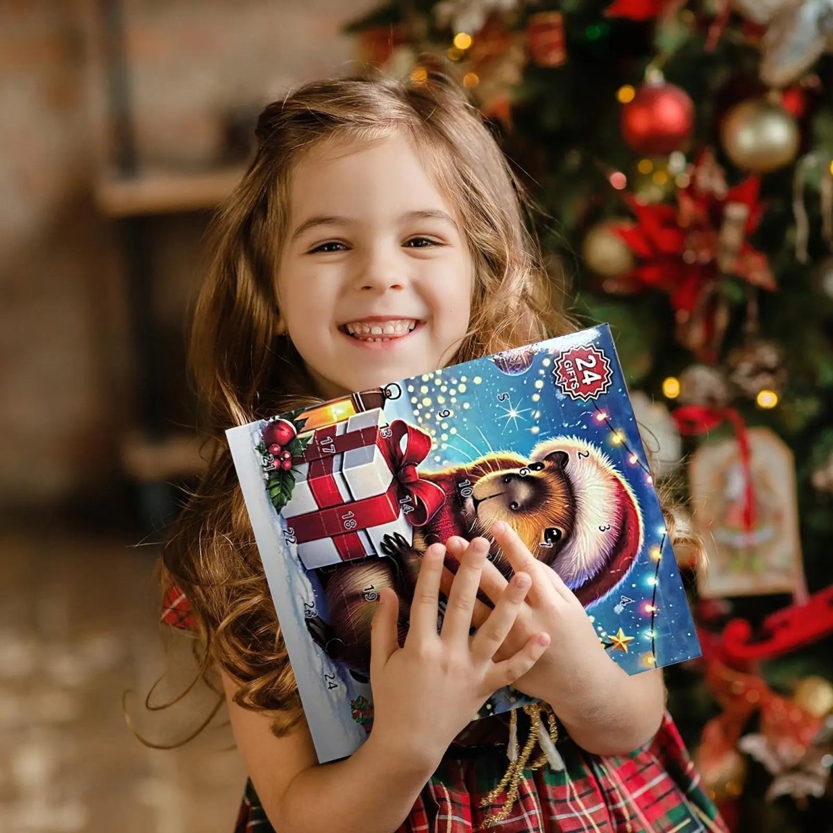 Calendrier de l'Avent CapyJoy 2025 pour enfants 24 surprises capybaras Joie quotidienne