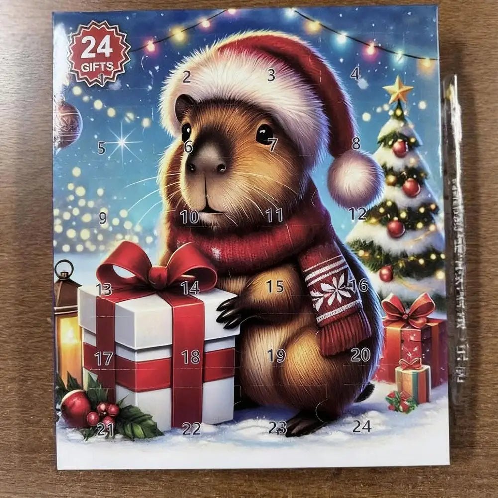 Calendrier de l'Avent CapyJoy 2025 pour enfants 24 surprises capybaras Joie quotidienne