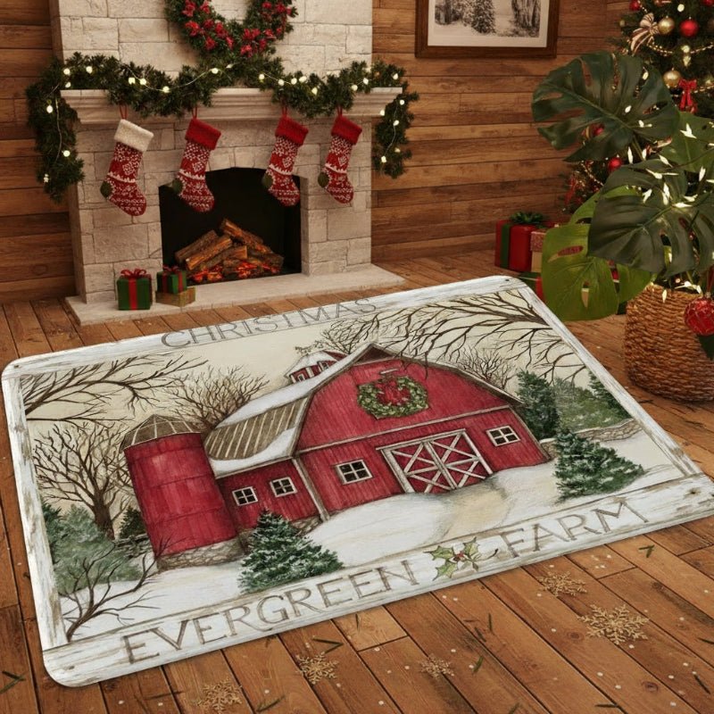 JollyMat Non Slip Christmas Doormat For Clean Festive Entrances Homeowners
