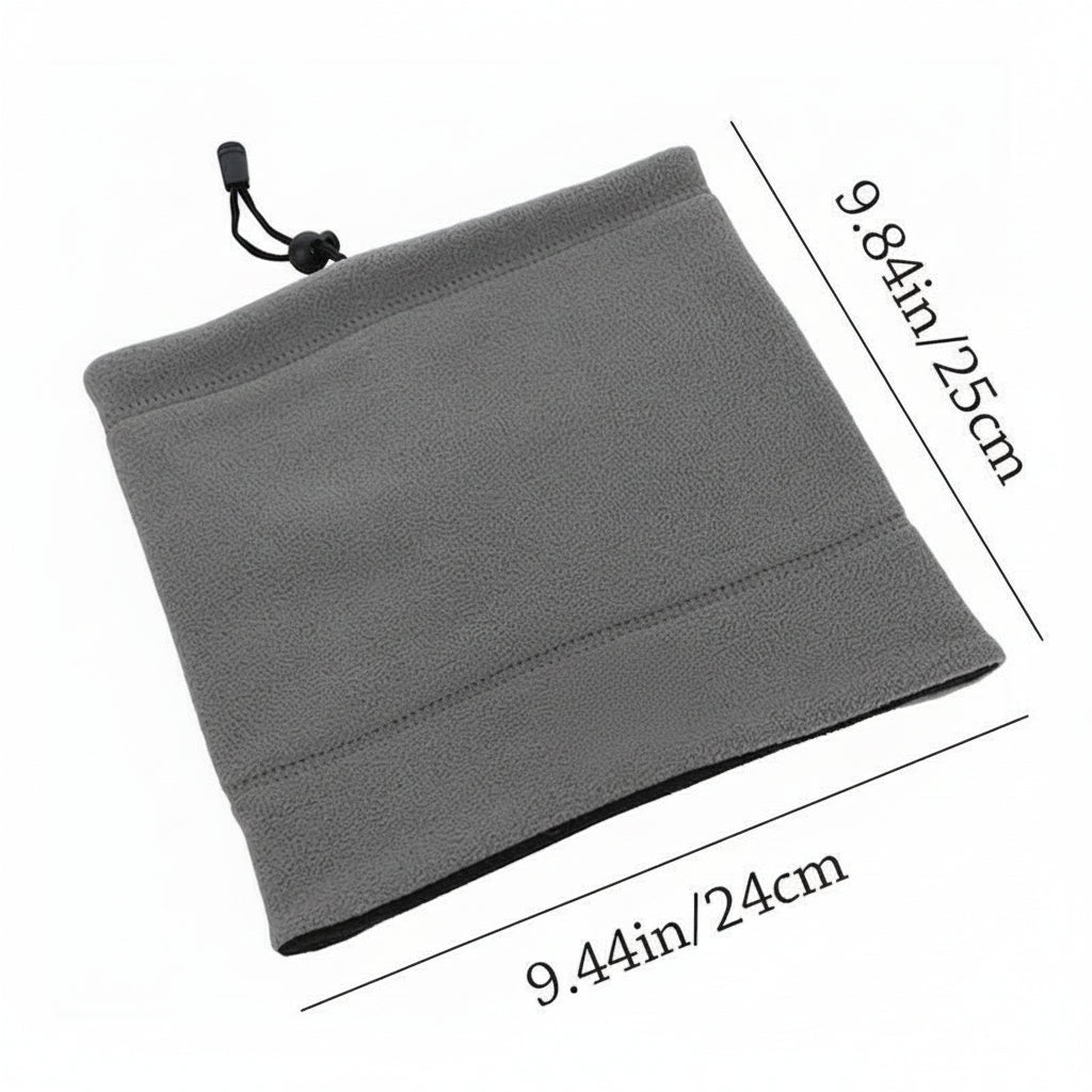 Polar Fleece Neck Warmer Windproof Scarf For Cold Weather Enthusiasts