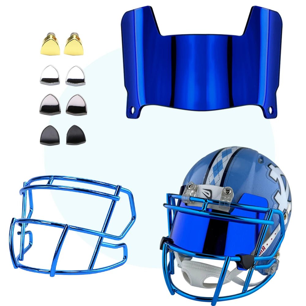 Polaris Miniature Football Helmet Visor With Mirror Finish For Collectors